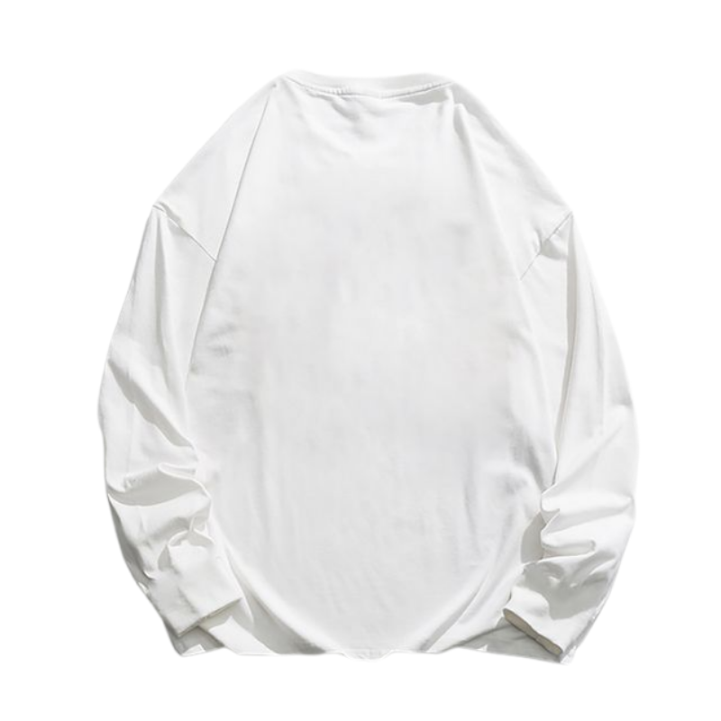 Cartoon Oil Printing Graphic Sweatshirt