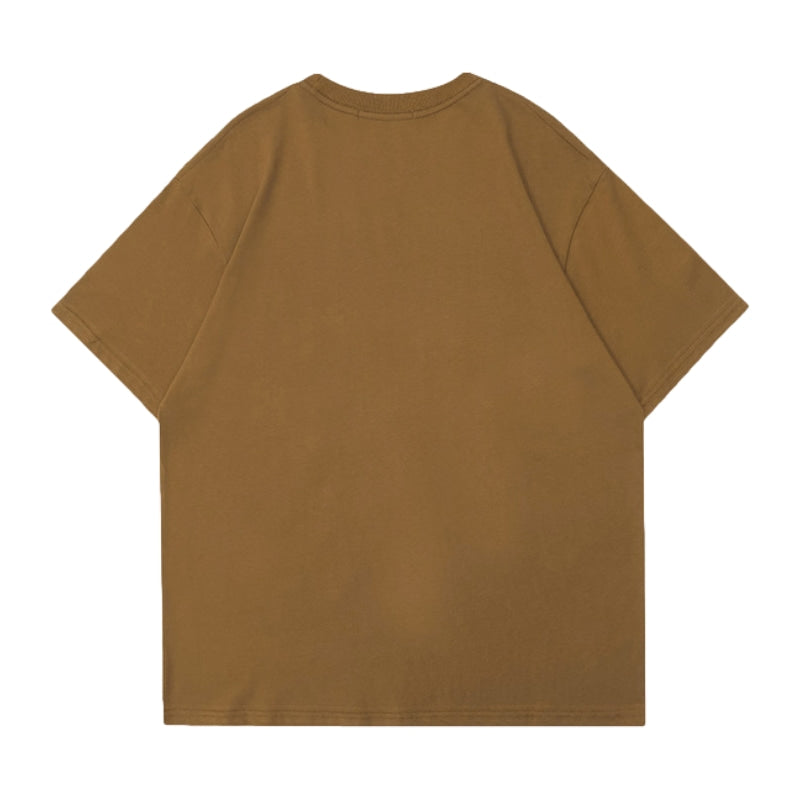 Cute Tiger Print Cotton T-shirt