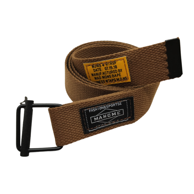 Street Letter Thin Nylon Belts