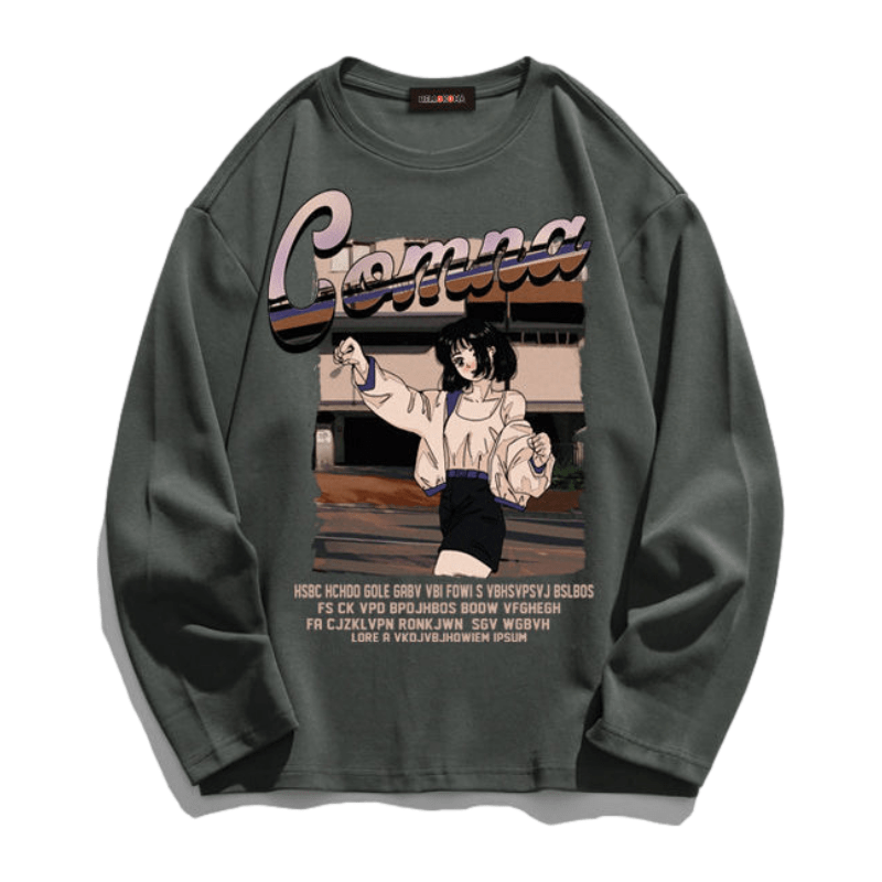 Urban ‘Japanese Girl’ Long Sleeve Shirt