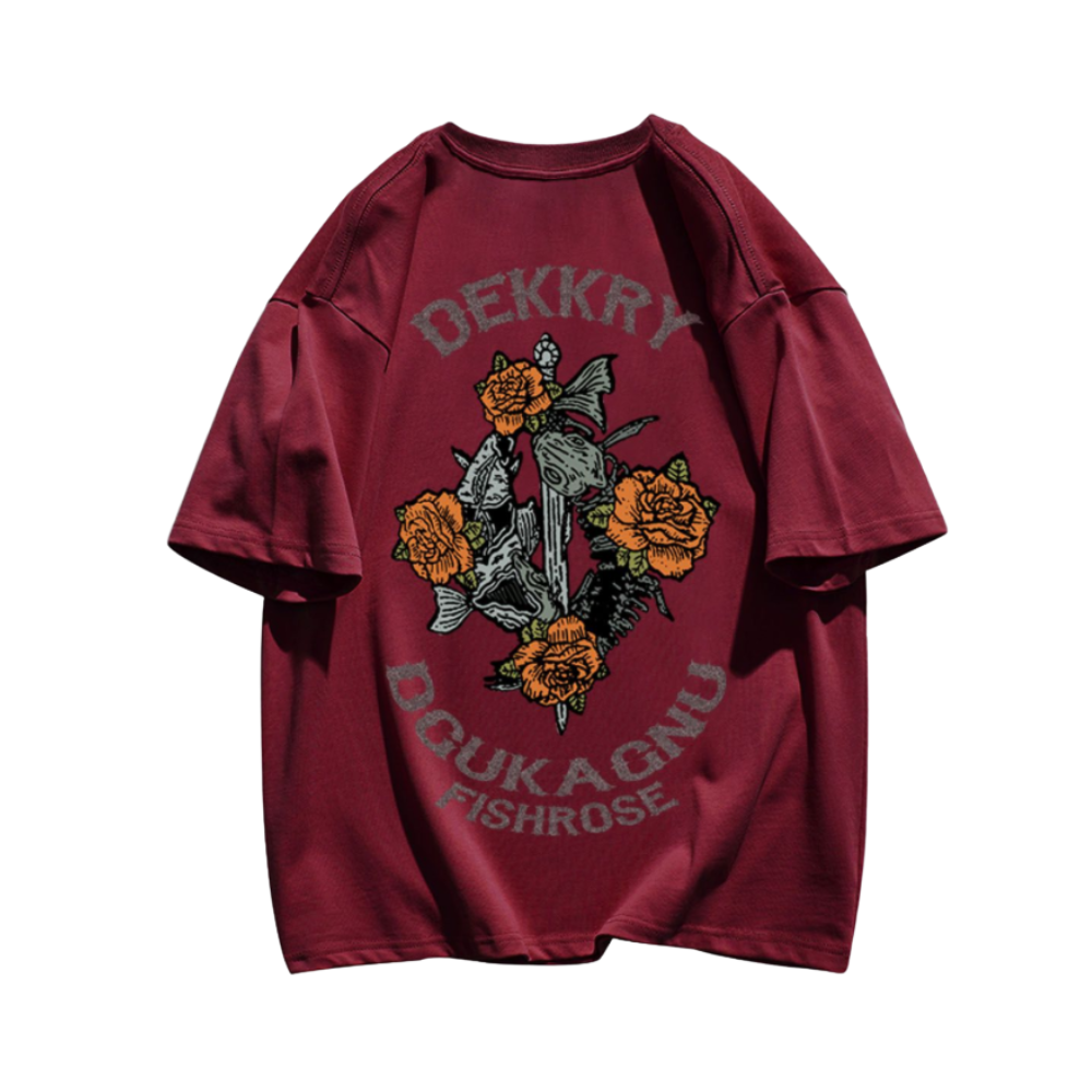 Vintage Flower Graphic T-Shirt