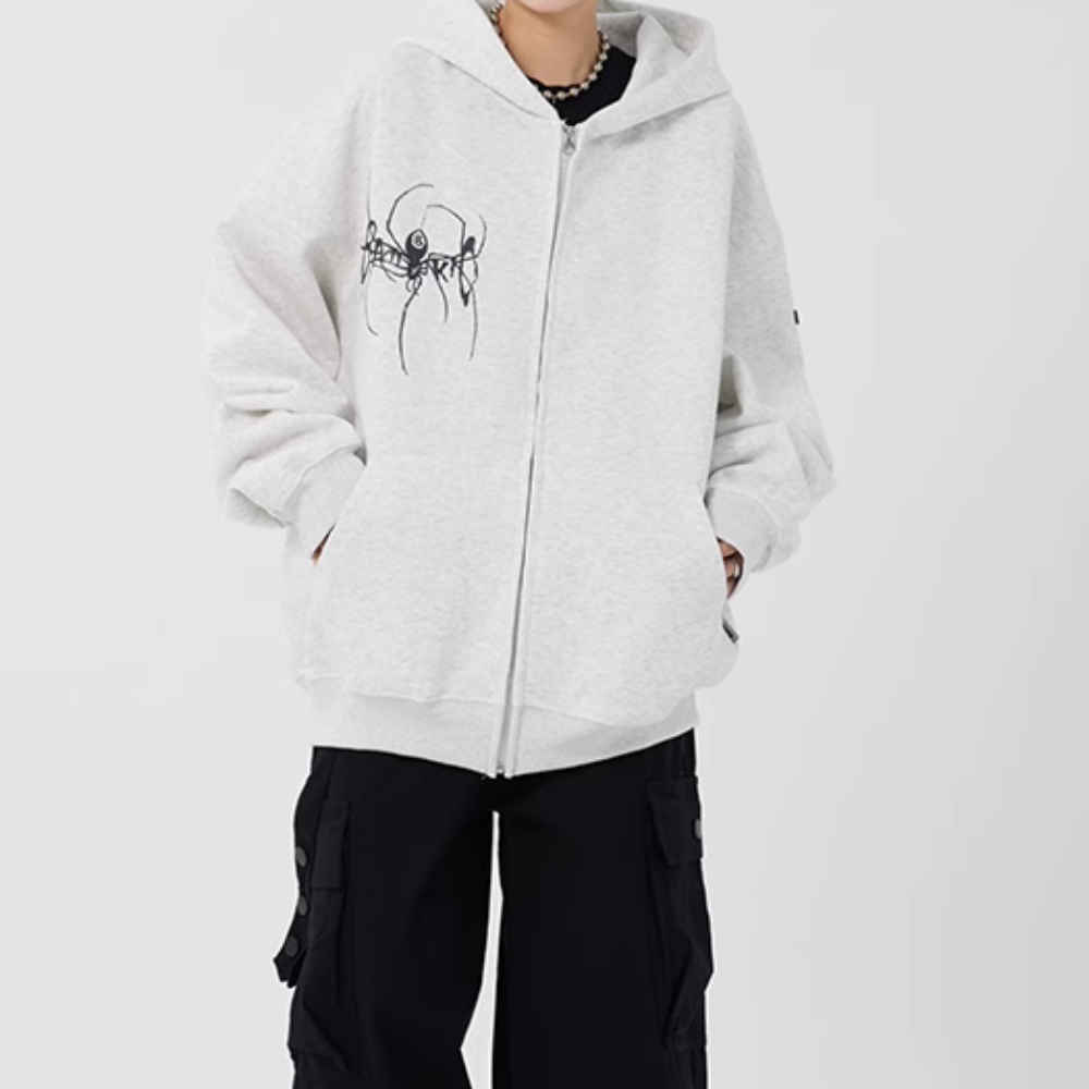 Women's Hip Hop Spider Hoodie