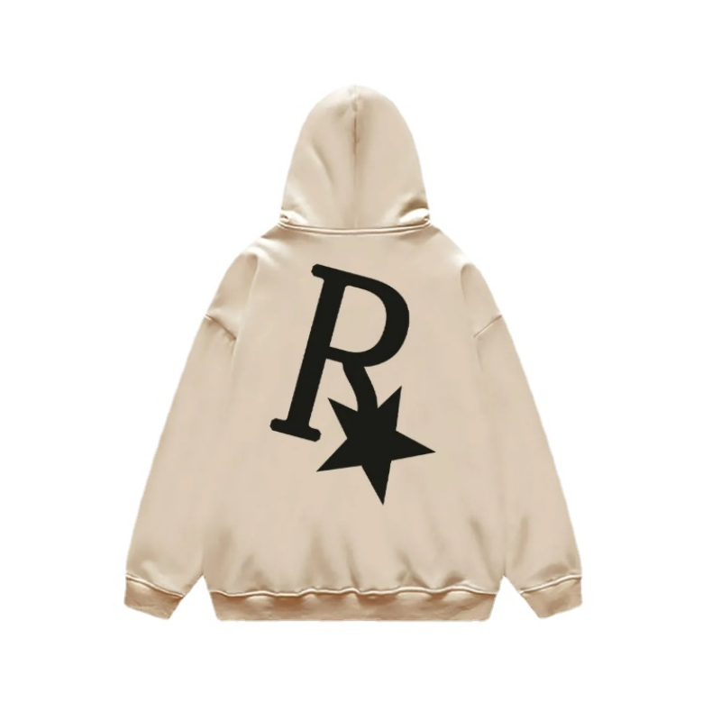 High Street R Star Letter Hoodie