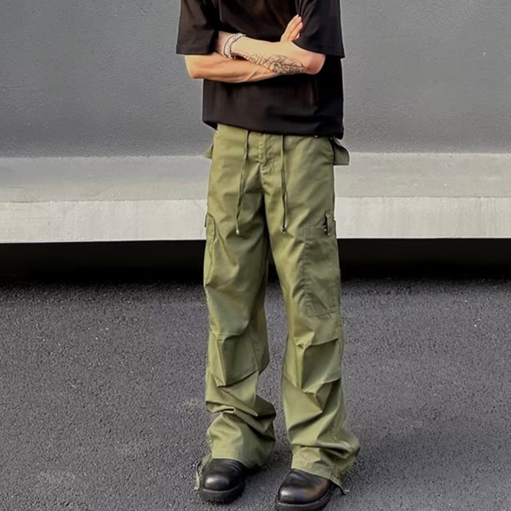 American Retro Multi-Pocket Cargo Pants