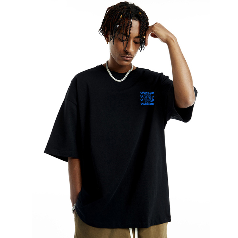 Japanese Letter Circle Printed T-Shirt