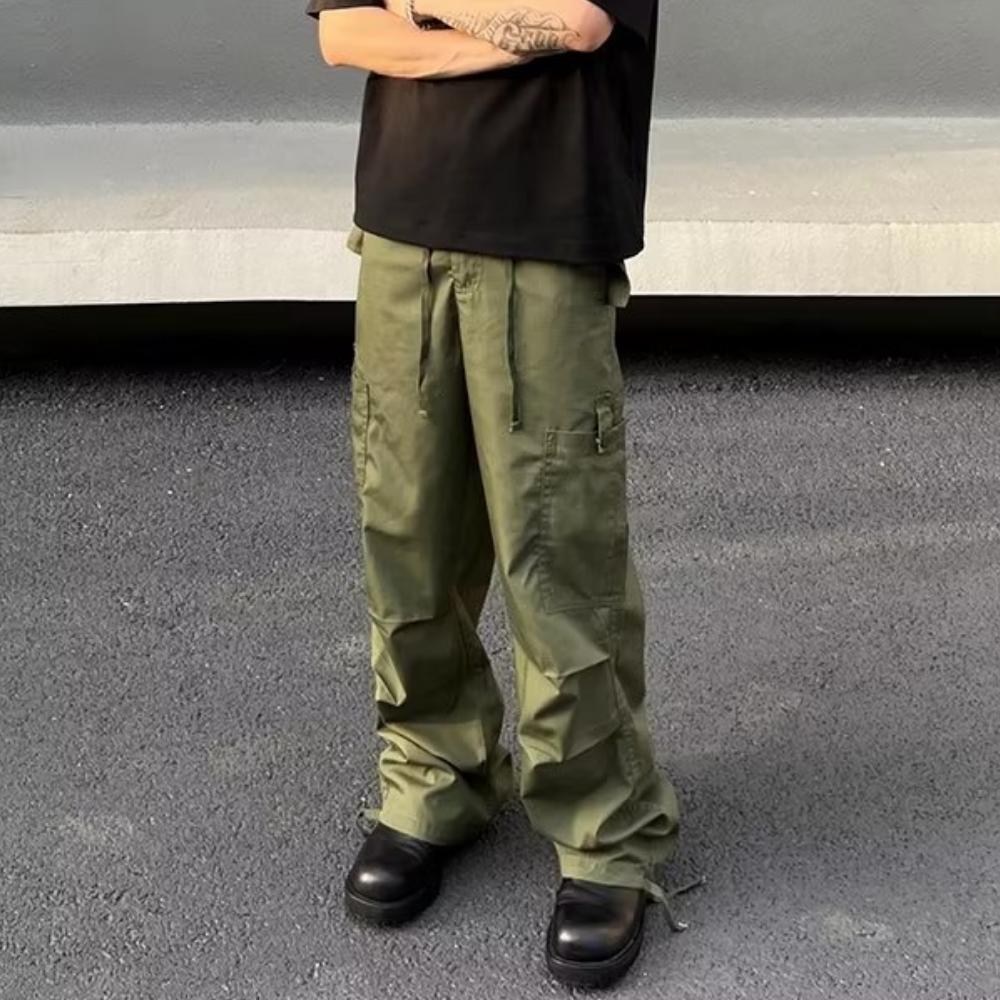 American Retro Multi-Pocket Cargo Pants