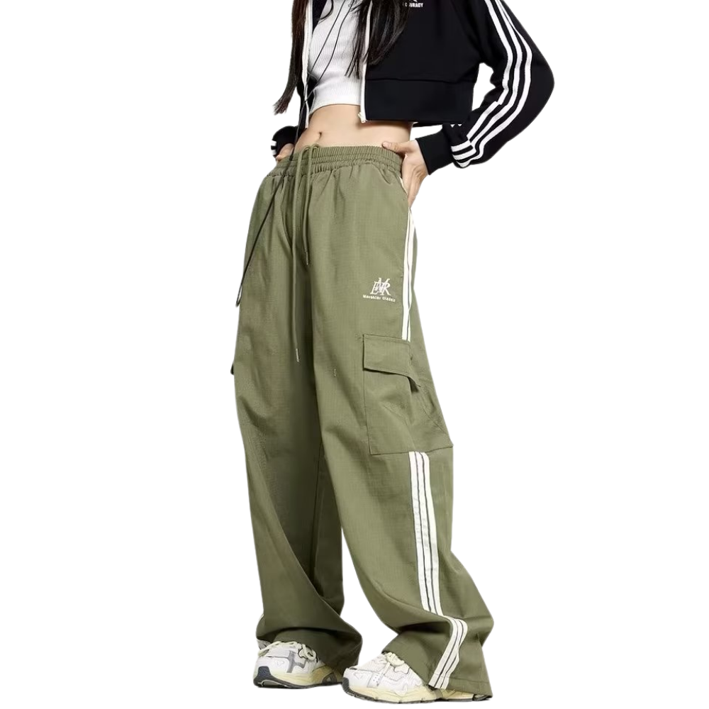 Vintage Classic Stripe Cargo Pants