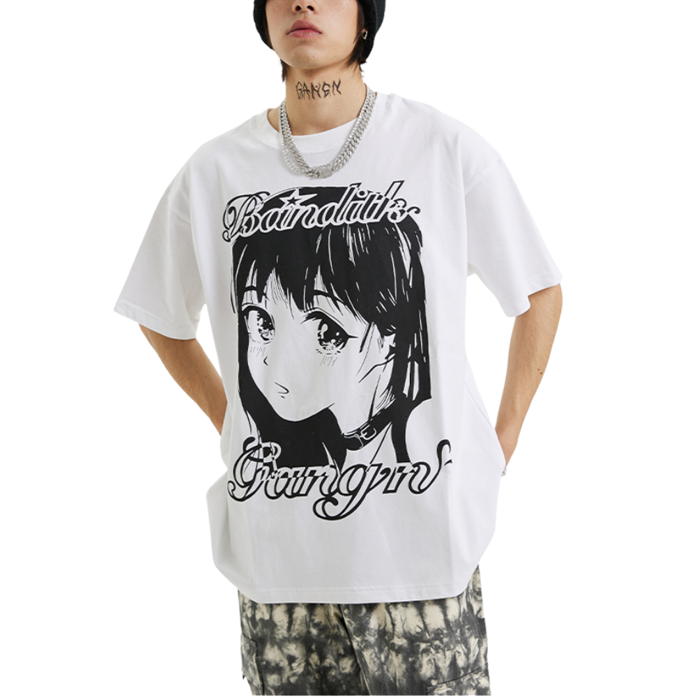 Manga Girls Graphic T-Shirt