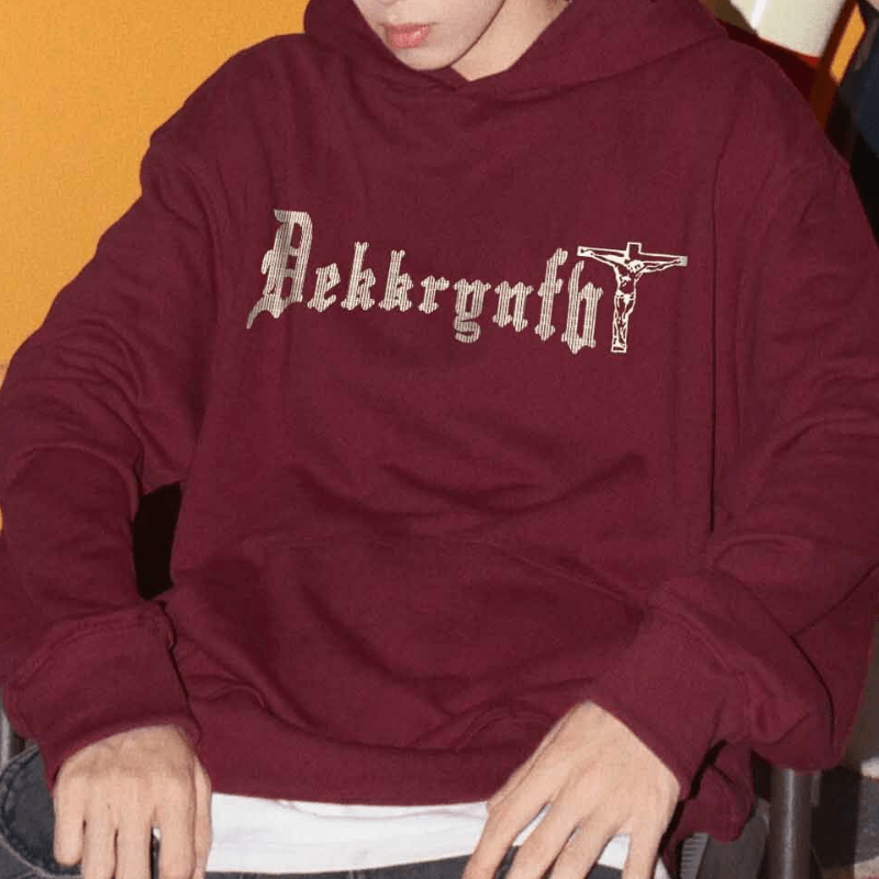 Urban Bold Graphic Cotton Hoodie