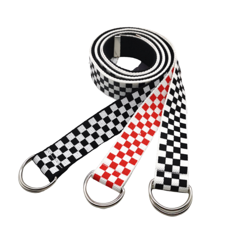 Casual Chessboard Nylon Belts