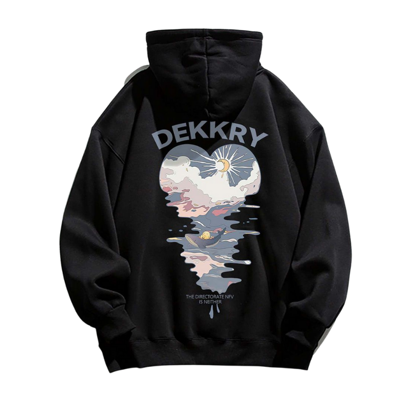 Literature Love Pattern Hoodie