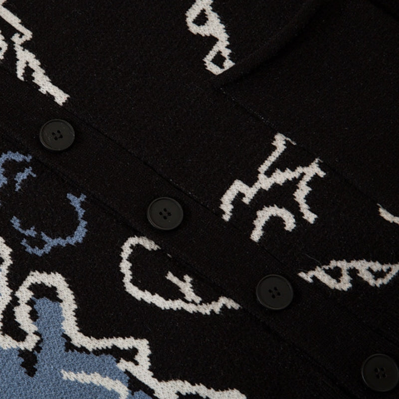 OOC' Dinosaur Pattern Cardigan