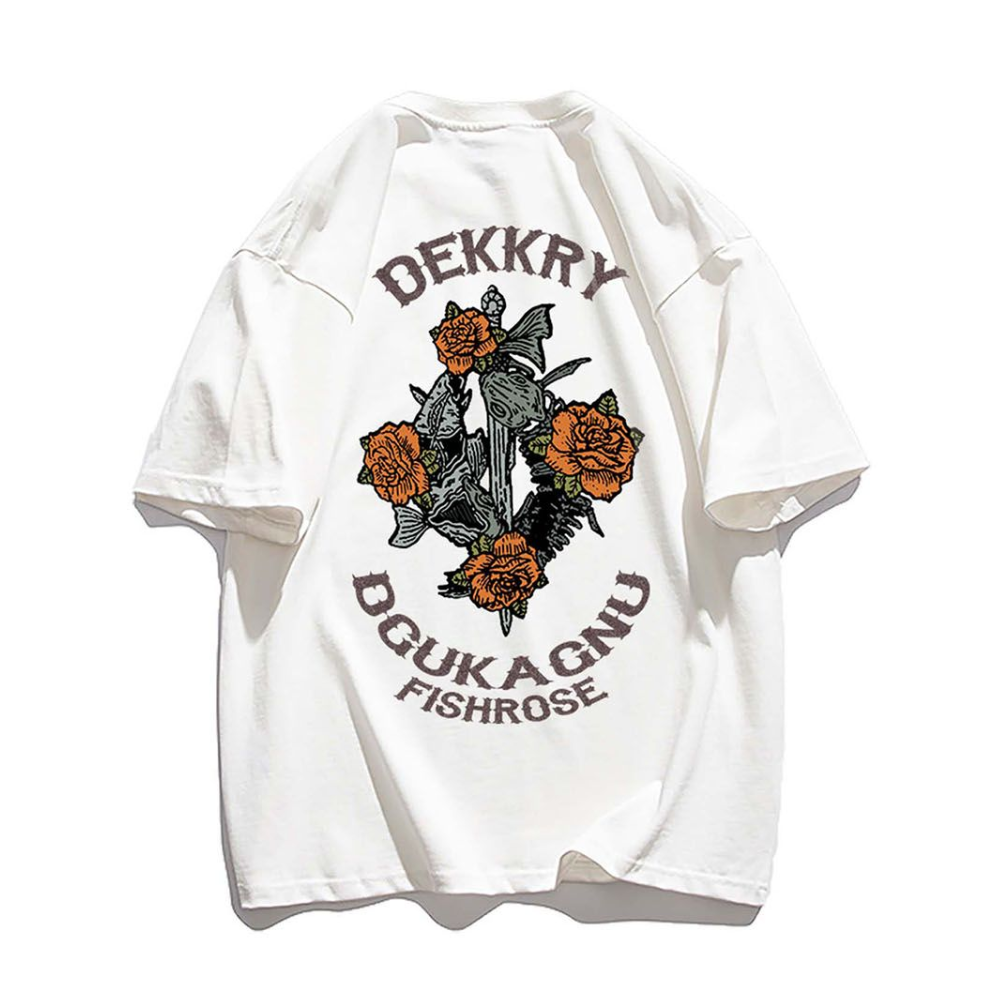 Vintage Flower Graphic T-Shirt