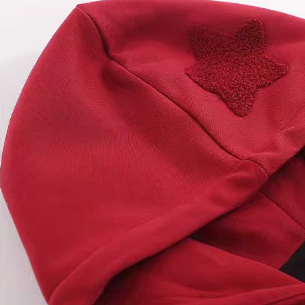 Women's Star Towel Embroidery Gradient Hoodie