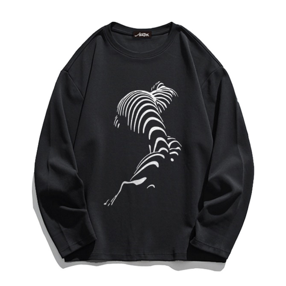 【Subscription】Abstract Graphic Long Sleeve Shirt
