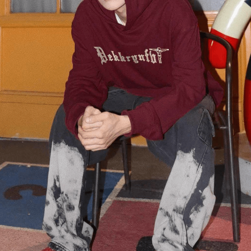 Urban Bold Graphic Cotton Hoodie