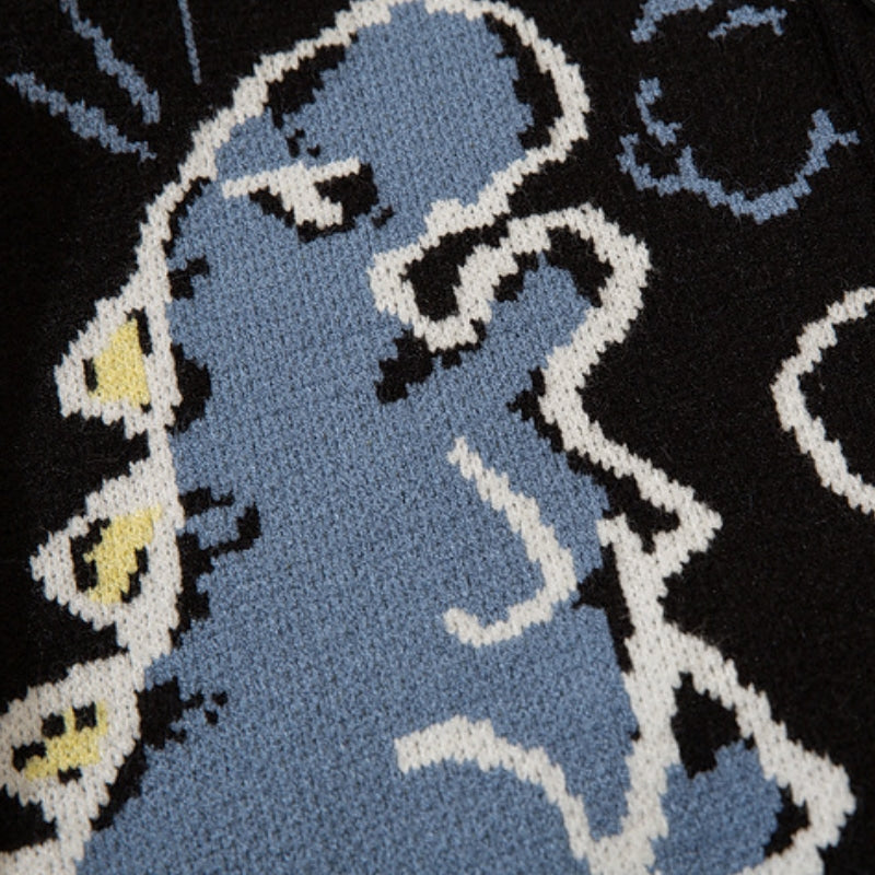 OOC' Dinosaur Pattern Cardigan