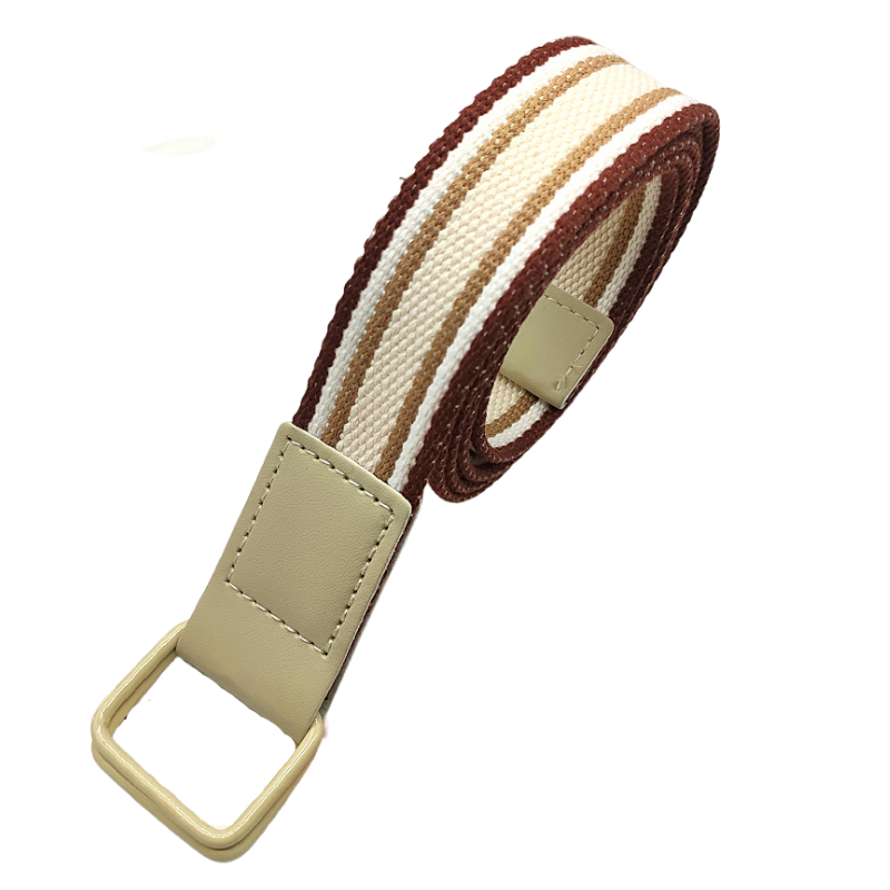 Color Blocking Patchwork Thin Belts