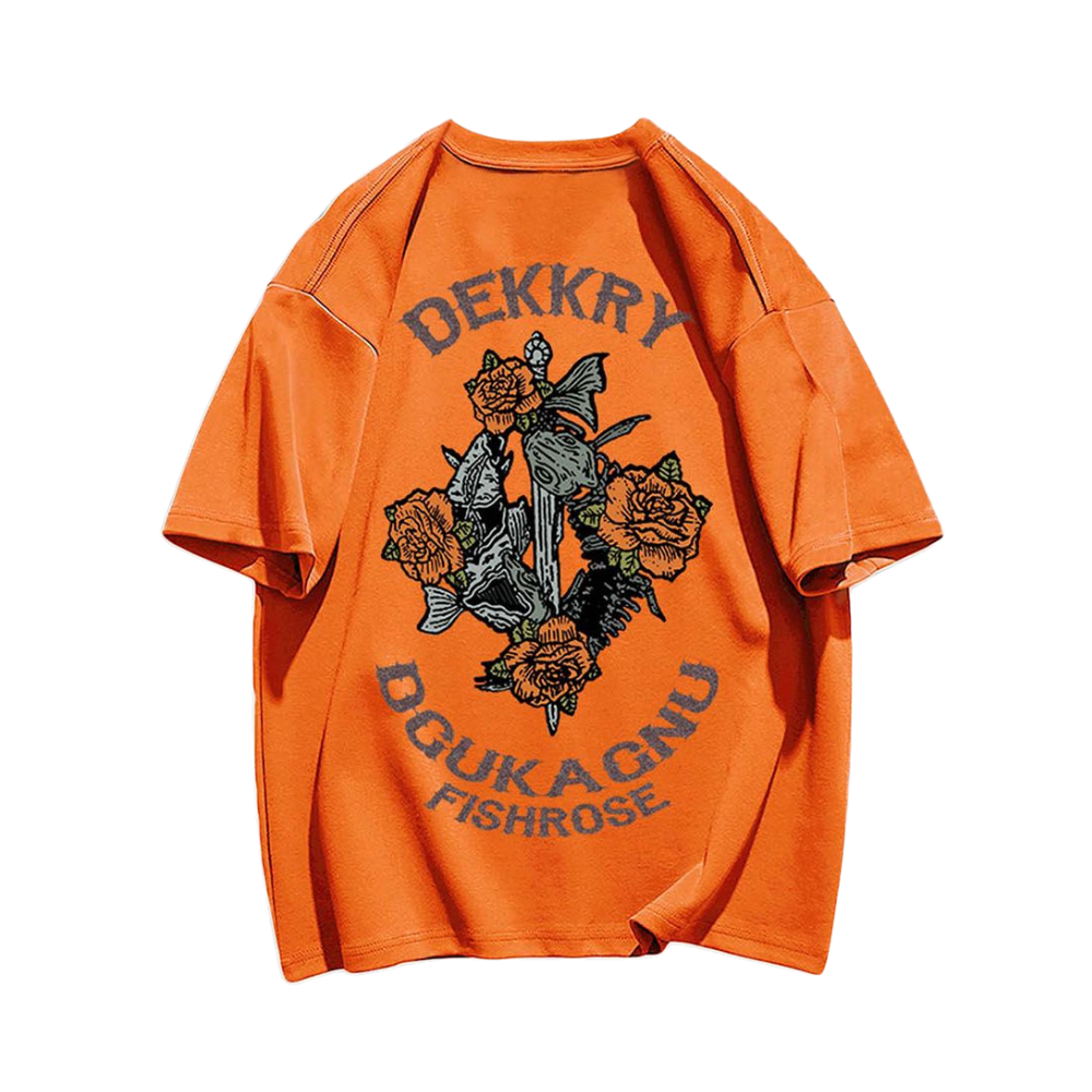 Vintage Flower Graphic T-Shirt