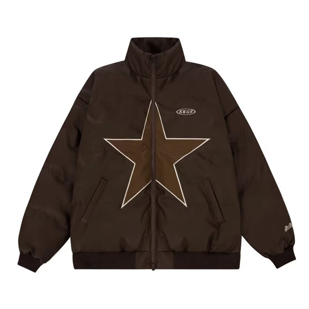 Women's High Street Star PU Coat