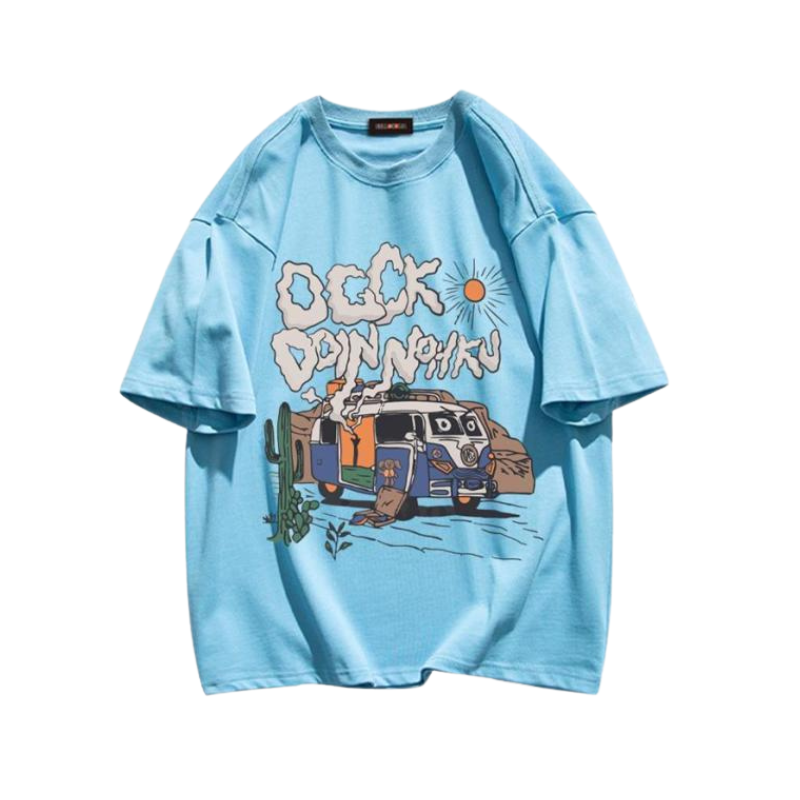 Vintage Cartoon Bus T-Shirt