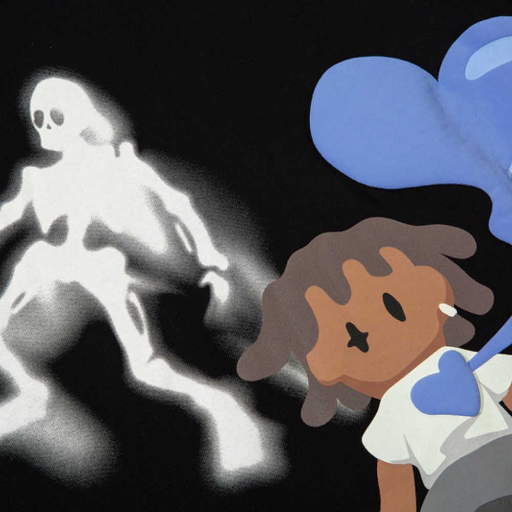 Hip Hop Cartoon Boy Oversize T-Shirt