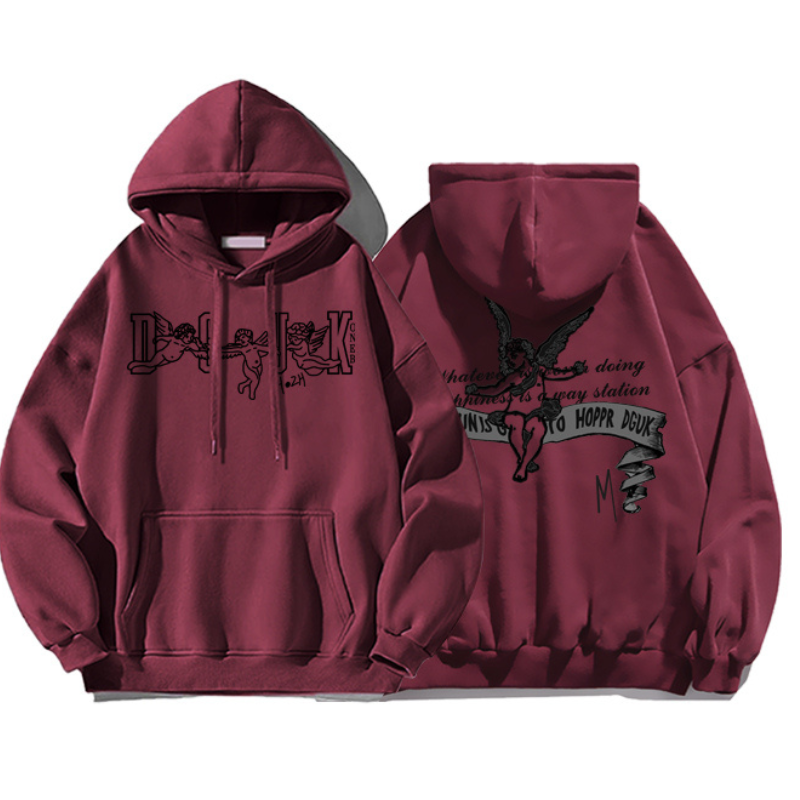 Urban High Street Letter Graphic Hoodies