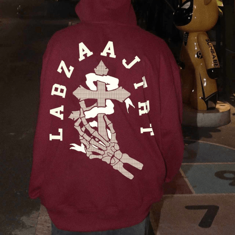 Urban Bold Graphic Cotton Hoodie