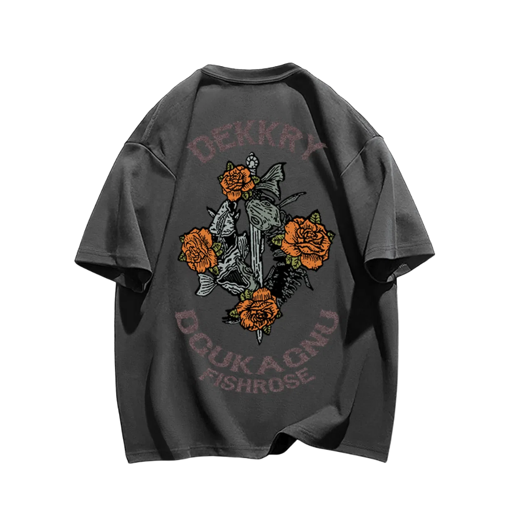 Vintage Flower Graphic T-Shirt