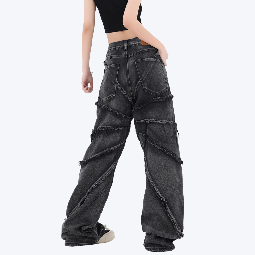 Women's High Street Heavyweight Washed Jeans