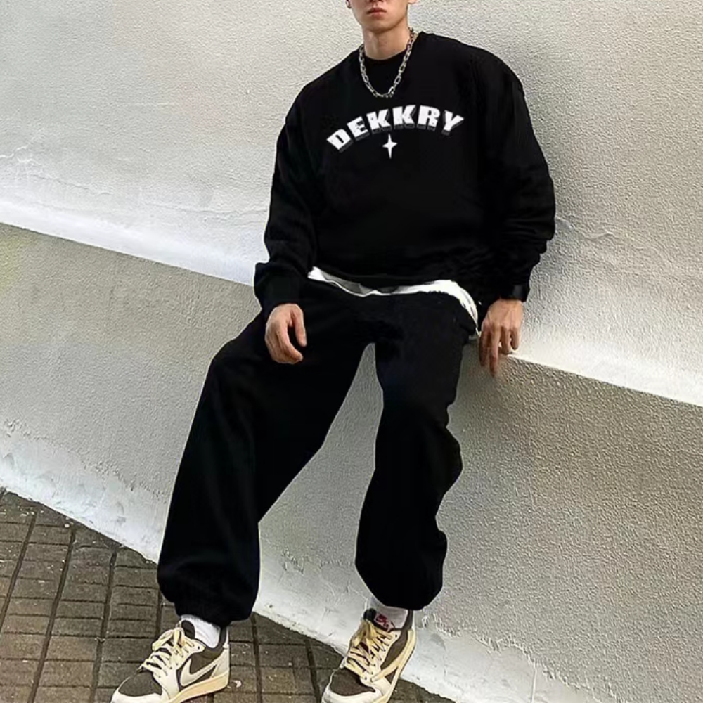 Vintage Loose Star Graphic Sweatshirt