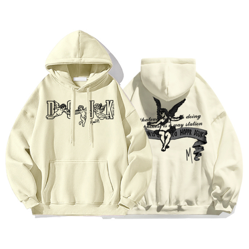 Urban High Street Letter Graphic Hoodies