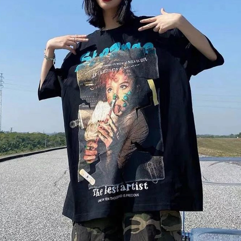 RAMPAGE Retro Print T-shirt