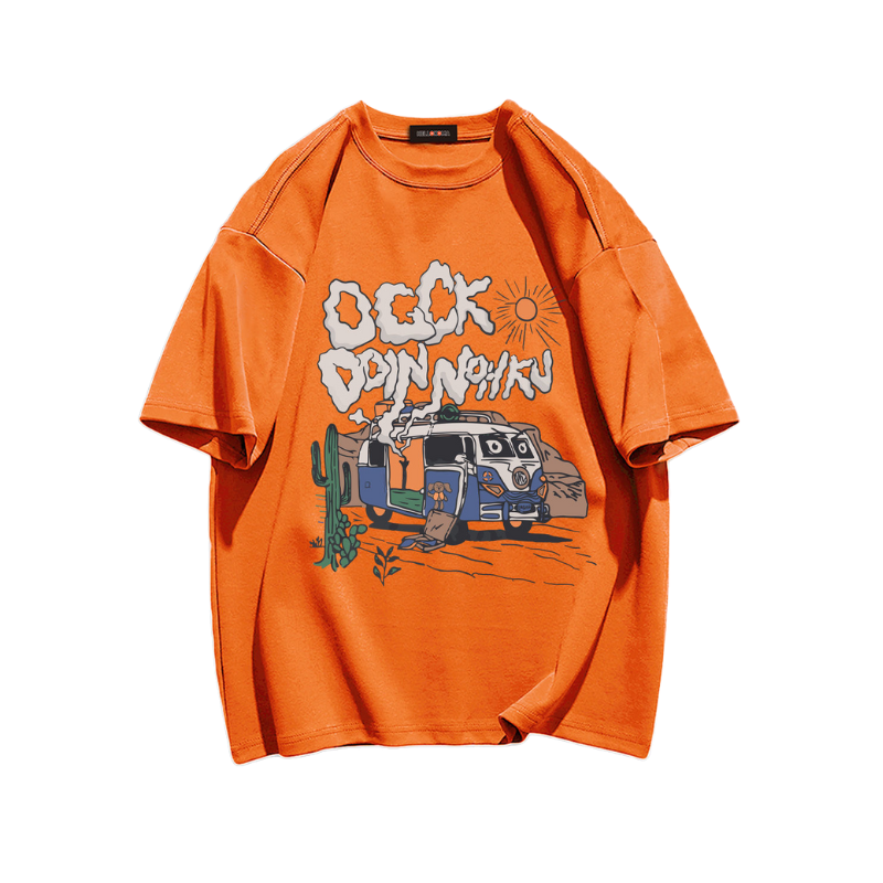 Vintage Cartoon Bus T-Shirt