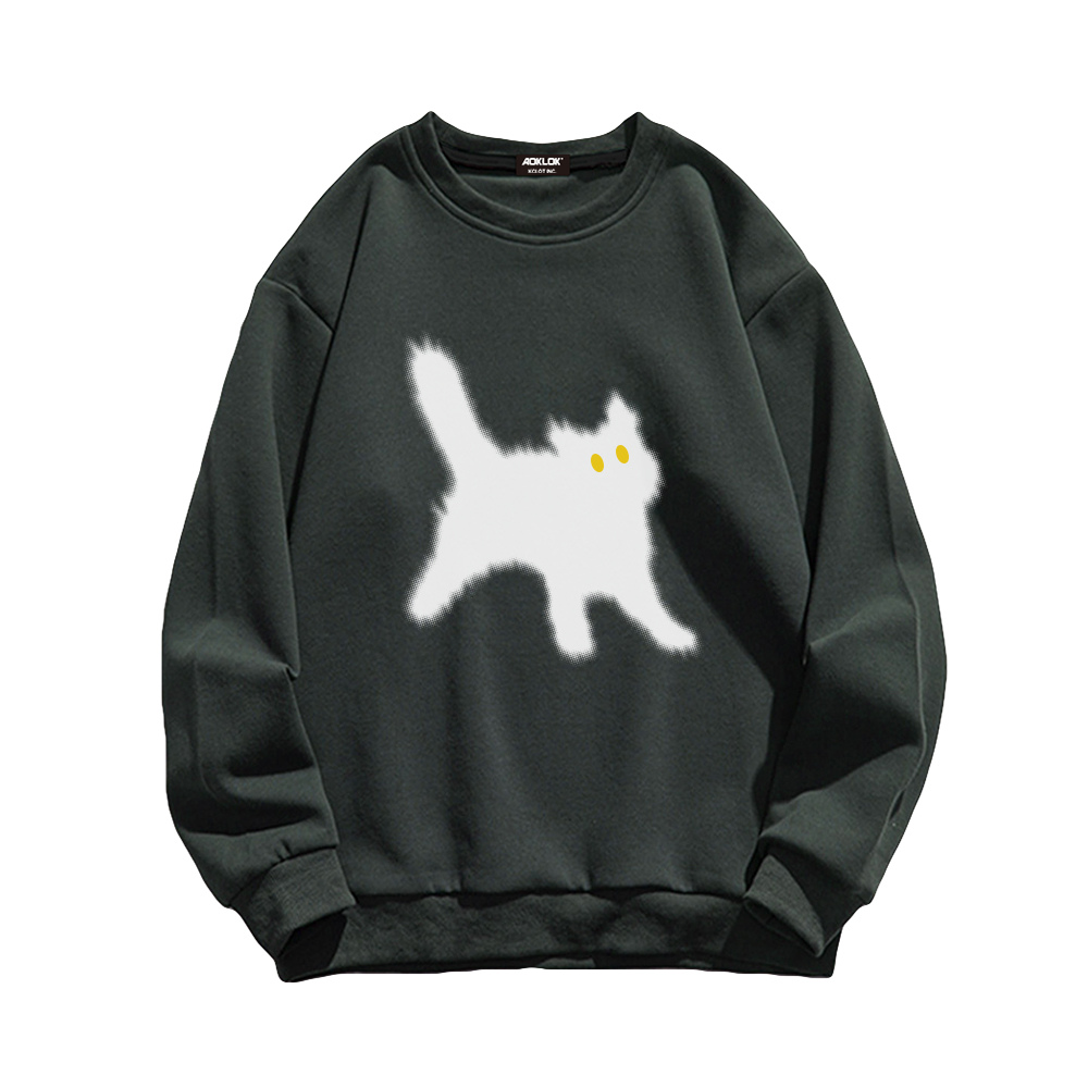 Angry Kitten Cotton Sweatshirt