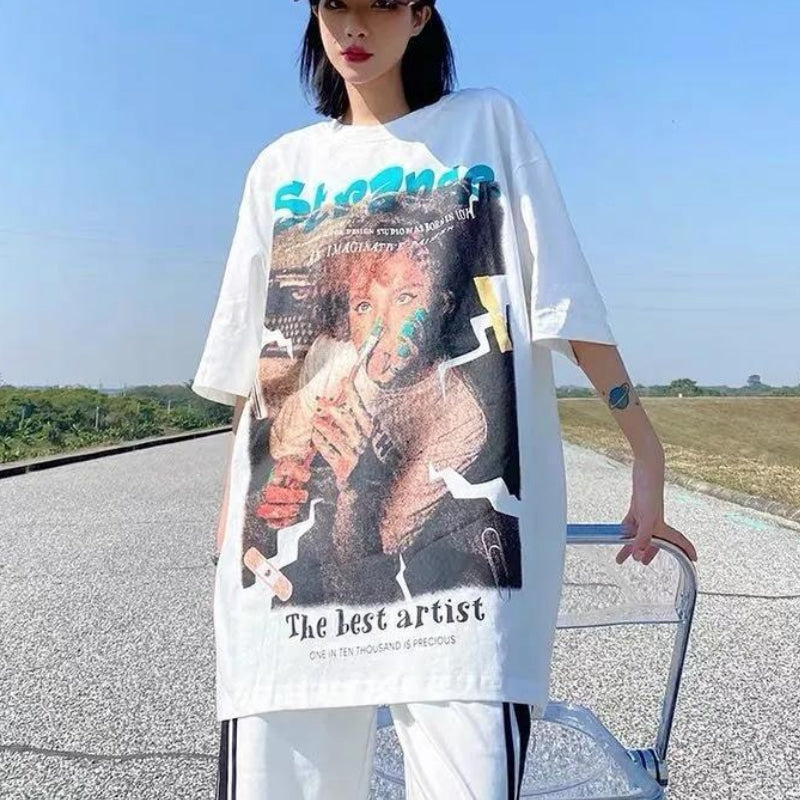 RAMPAGE Retro Print T-shirt