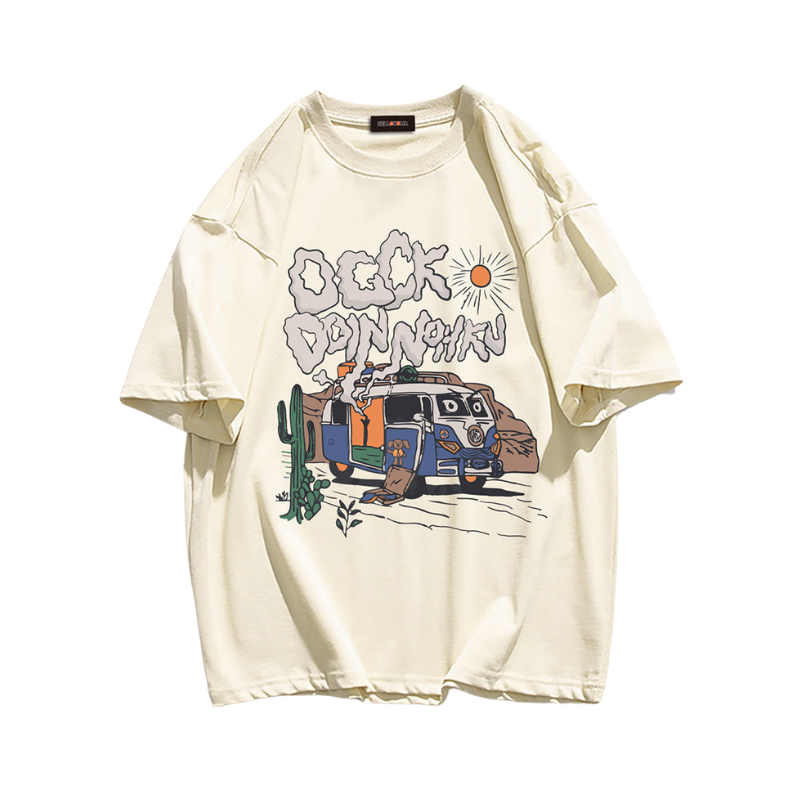 Vintage Cartoon Bus T-Shirt