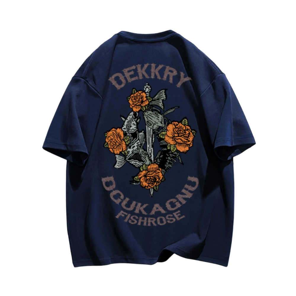 Vintage Flower Graphic T-Shirt