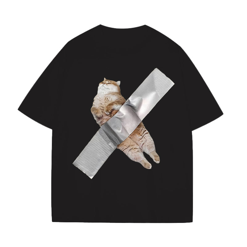 Unchained Cat Graphic T-Shirt