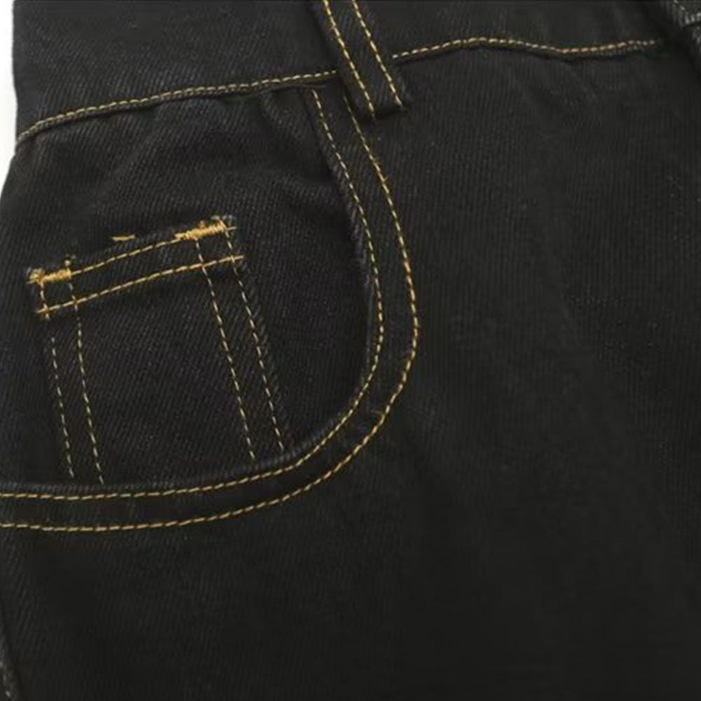 Urban Star Embroidery Straight Leg Jeans