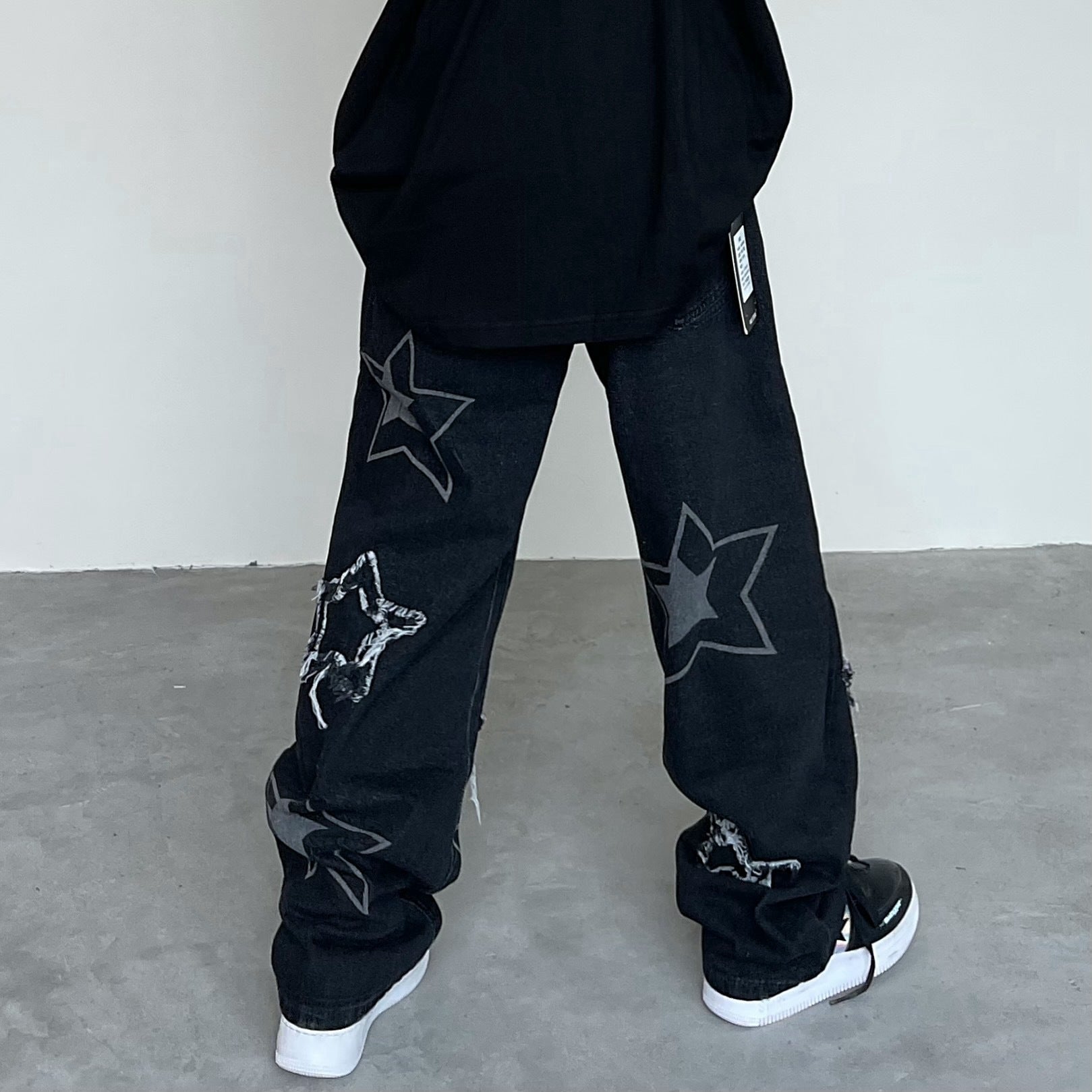 Urban Star Graphic Straight Leg Jeans