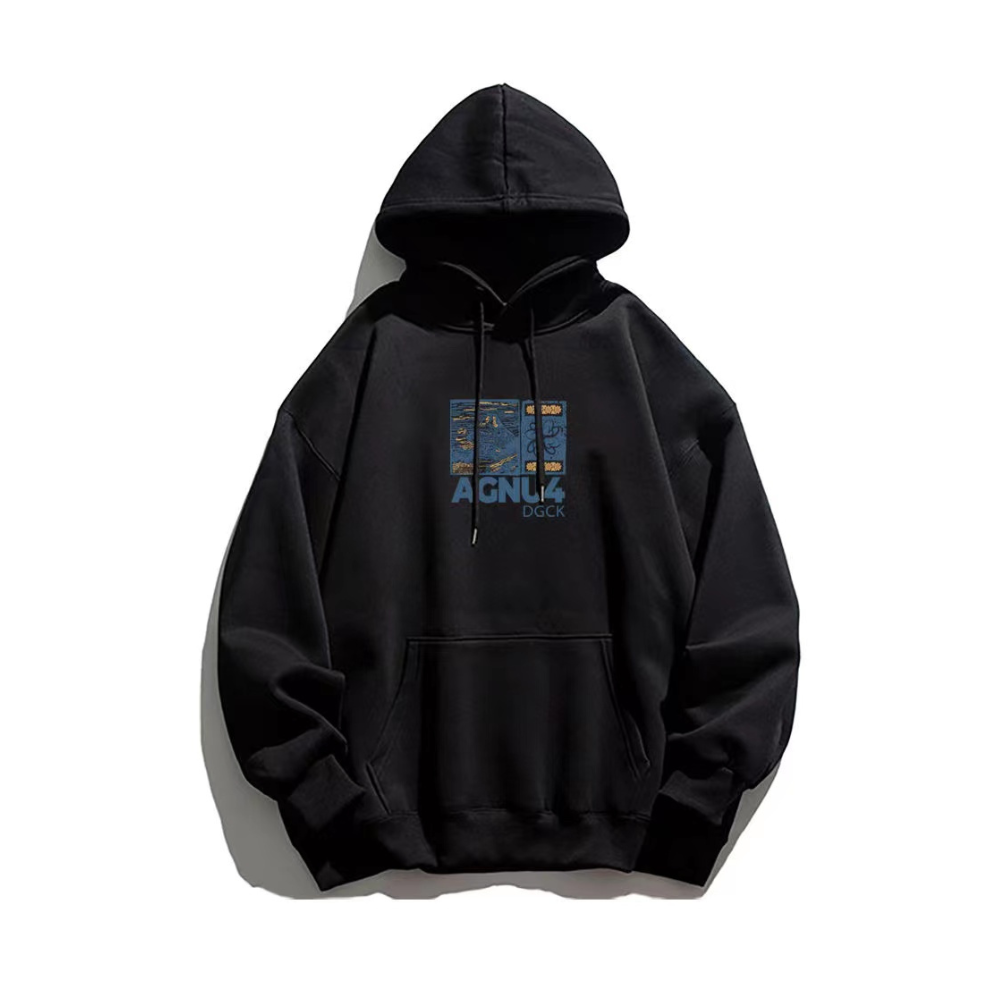 AokLok Landscape Graphic Cotton Hoodie