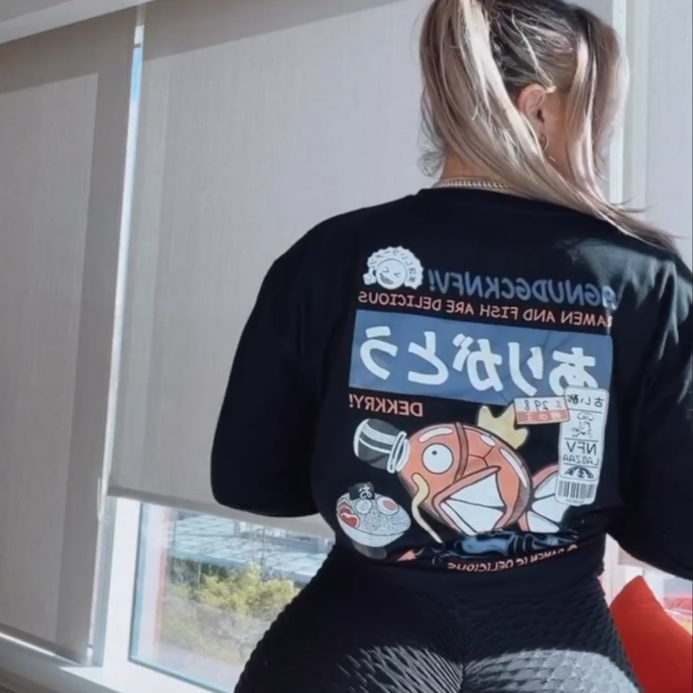 Cute Cartoon Fish Long Sleeve Shirt