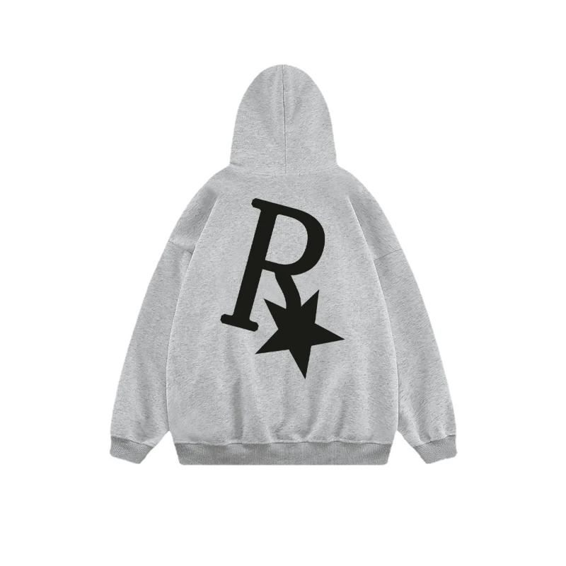 High Street R Star Letter Hoodie