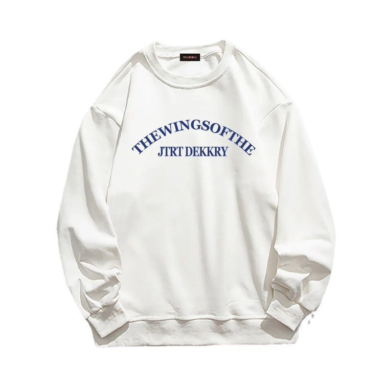 Vintage Cupid Letter Print Sweatshirt