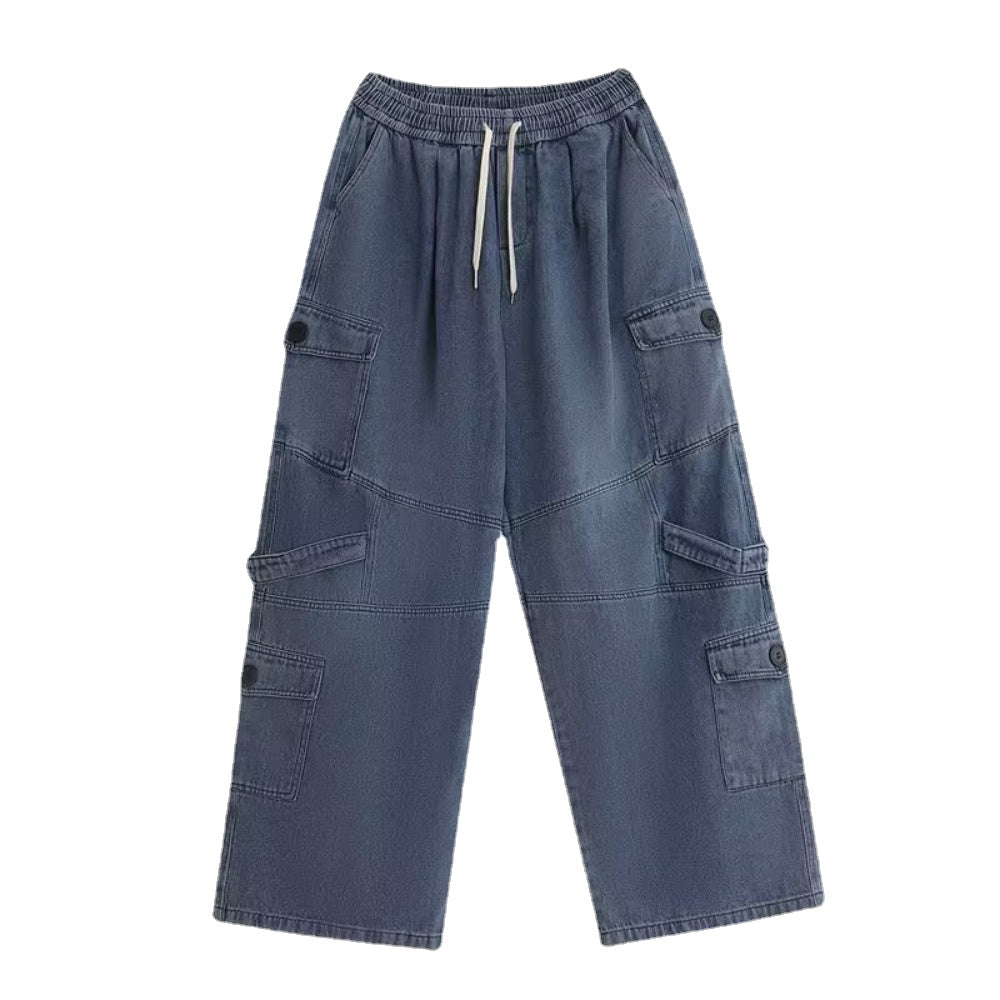Hip Hop Loose Drawstring Jeans