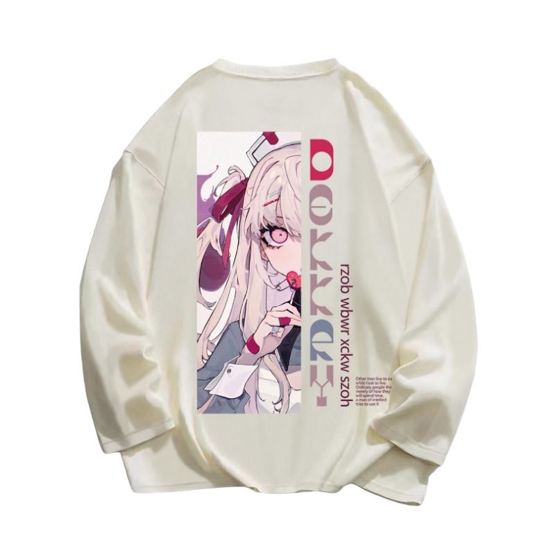 Academic Girl Letter Sweatshirt