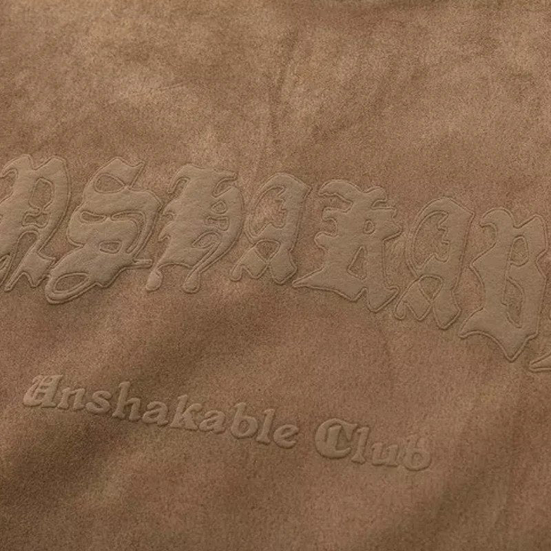 Vintage Skull Wing Suede T-Shirt