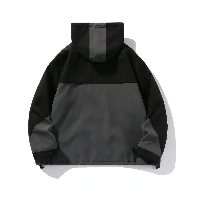 Vintage Letter Embroidery Shell Jacket