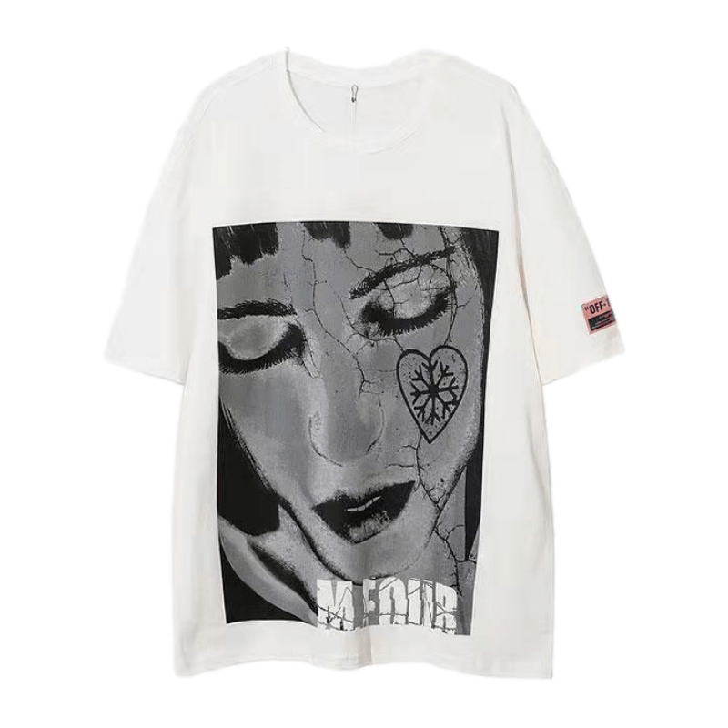 AokLok Girls Anime Oversize T-shirt